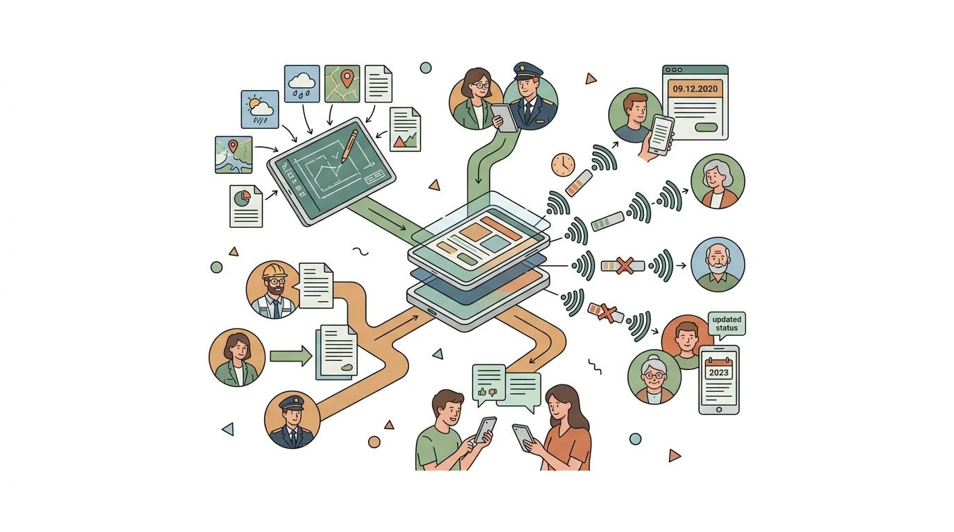 Como planear notificações numa app de Proteção Civil?