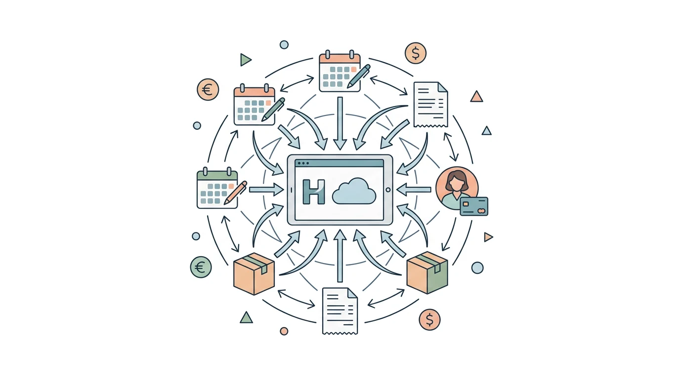 Como ligar o Holded às vendas e reservas da minha empresa?