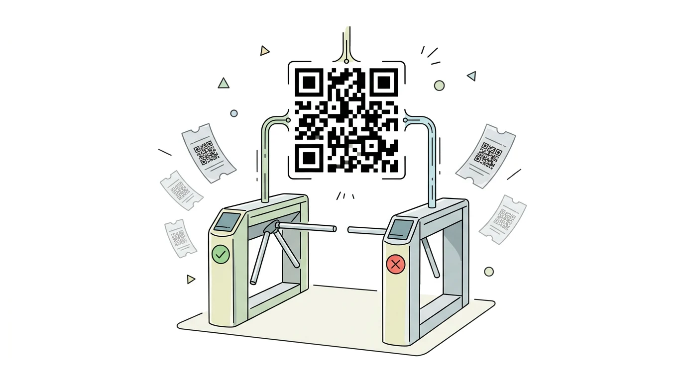 Como impedir que o mesmo QR code FareHarbor seja usado em duas entradas?